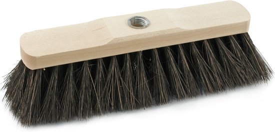 Harde houten Arenga buitenbezem kop 40 cm - Buitenbezems van Talen Tools