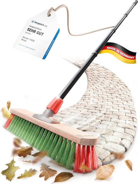 Harde Tuinbezem 40 cm - Ideaal voor Buitengebruik, Terras & Balkon van Vero Alexandros