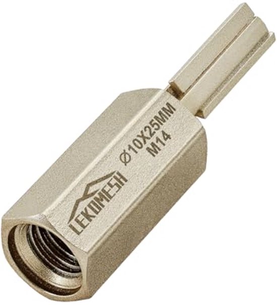 Hardmetalen voegenfrees 10 mm – Mortel haakboor met M14-schroefdraad voor metselwerk en mortelverwijdering van Saxton