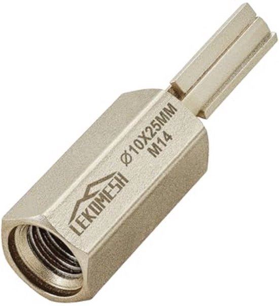 Hardmetalen voegenfrees 10 mm - Mortelhaakboor met M14-schroefdraad - Voor metselwerk en mortelverwijdering