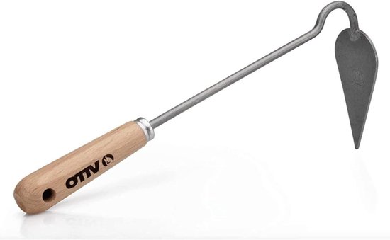 Hartschuin Hak - Onkruidhak Tuin - Onkruid Wieden - Robuust Houten Steel - 13 cm Hart - Meerkleurig