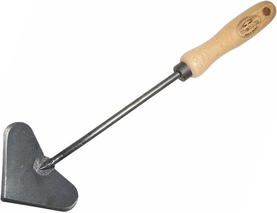 Hartvormige Hoe - Tuinhakselaar - Onkruid Verwijderen - Gehard Boorstaal - 16 cm - Natuurlijk van Merkloos	