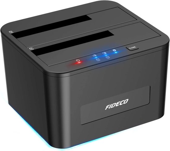 HDD Docking Station USB 3.0 voor 2,5 en 3,5 inch SATA HDD/SSD met Offline Clone Ondersteuning van Merkloos	
