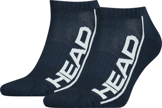 HEAD unisex performance 2P sneakersokken blauw II van HEAD