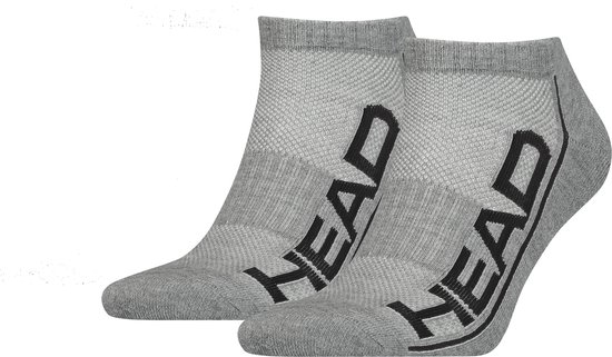 HEAD unisex performance 2P sneakersokken grijs II van HEAD