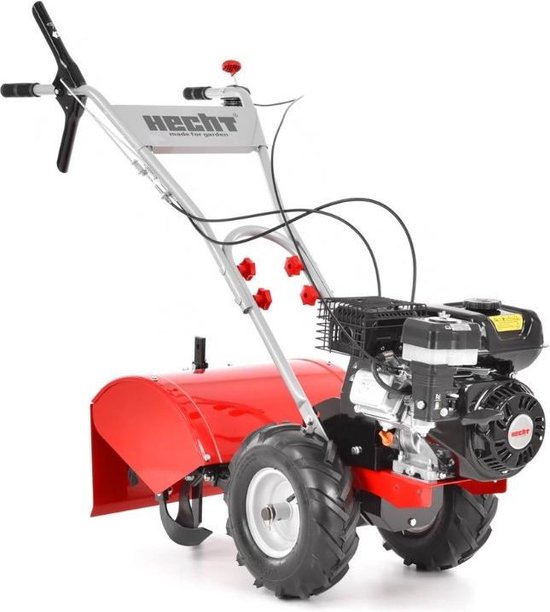 Hecht tuinfrees benzine met banden 750 Watt sterk van Hecht