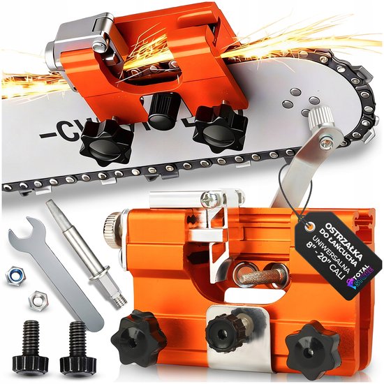 Heckermann Kettingzaagslijper - Handmatige Precisie - 8"-20" Universele Geschikbaarheid van Merkloos	