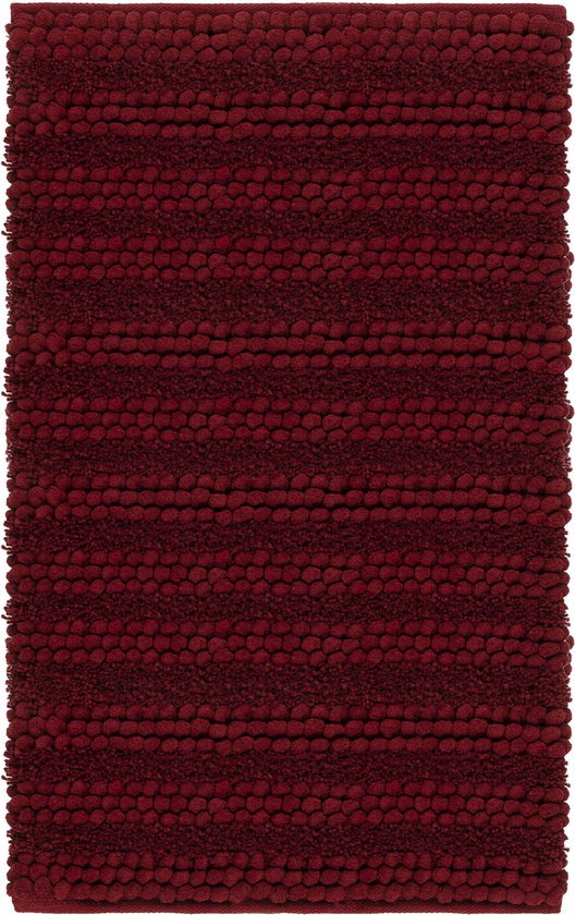 Heckett & Lane Badmat Roberto (Spicy Red) : Maat: Badmat 70x120 cm van Heckett & Lane