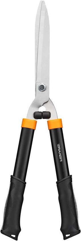 Hedge Trimmer for Trimming and Shaping Hedges and Shrubs Length: 59 cm Hardened Steel/Plastic Black/Orange Solid HS21 1026827 van Merkloos	