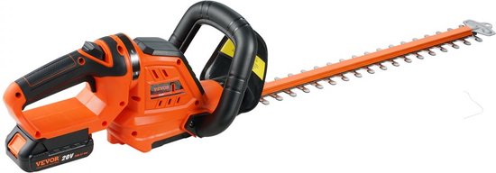 heggenschaar 20V heggenschaar koperen motor met een toerental van 17.500 rpm elektrische heggenschaar 519,7mm meslengte 16mm snijdiameter incl. snellader 2,0Ah accu beschermhoes van FUXTEC
