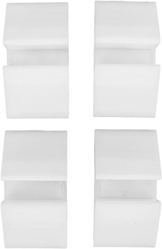 Hek Versterking Ondersteuning - 4 Stks Huisdier Poort Ondersteuning Voeten - Driehoekige Hond Hek Versterking Ondersteuning Voeten voor Deuropening Hal Veranda Trap van Merkloos	