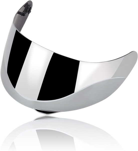 Helm Lens Vizier - Motorfiets Wind Shield - Helm Lens Vizier Shield Full Face Fit Voor AGV K1 K3 SV K5 K5-S (zilver) van AGV