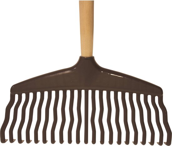 Hendrik Jan - Bladhark - Kunststof - 38 cm - Met steel van Hendrik Jan