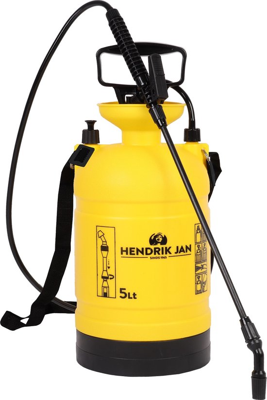 Hendrik Jan - Drukspuit - 5L - Extra stevig voor professioneel gebruik