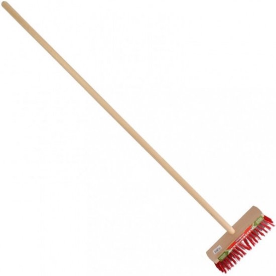 Hendrik Jan - Onkruidbezem - 29 cm - Steel 140 cm van Hendrik Jan