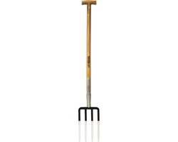 Hendrik Jan - Spitsvork - 4 tanden - Steel 85 cm van Hendrik Jan