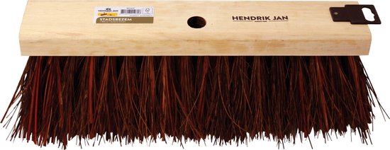 Hendrik Jan - Stadsbezem - Bassine - Harde natuurvezels - 40 cm van Hendrik Jan