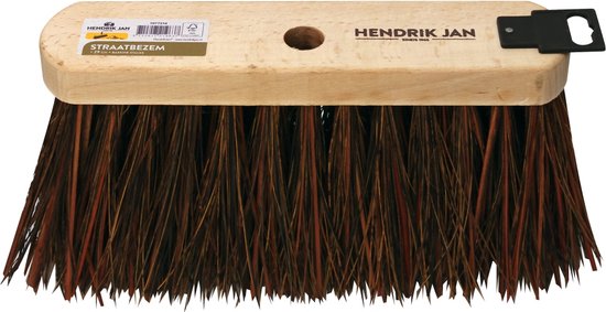 Hendrik Jan - Straatbezem - Harde natuurvezels - 29 cm van Hendrik Jan