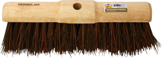Hendrik Jan - Wegenbouwbezem - Harde natuurvezels - 45 cm van Hendrik Jan