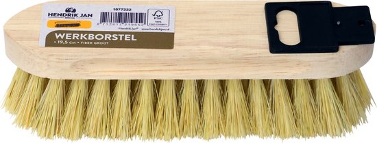 Hendrik Jan - Werkborstel - Middelharde natuurvezels - 19,5 cm van Hendrik Jan