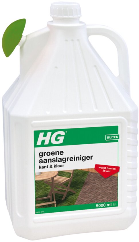 HG Groene Aanslag Reiniger - Kant & Klaar - 4 x 5 liter - Voordeelverpakking van HG