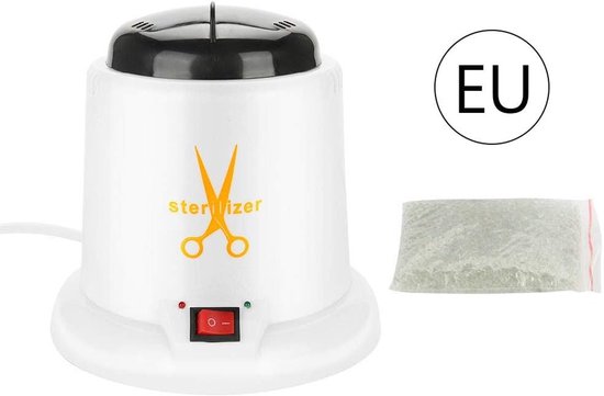 High Temperature Nail Sterilizer Box UV Disinfection for Manicure Disinfection Tools, Sterilizer Nails, Clean Holder (EU 220V) van Merkloos	