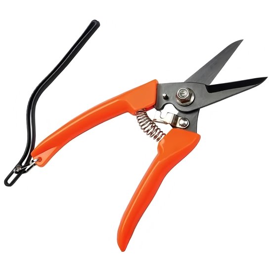 Hoefschaar van Koolstofstaal - Hoefknipper Gereedschap - Voor Schapen, Geiten & Varkens - Duurzame Precisieknipper - Voor Boerderij & Dierenverzorgers - Zwart/Rood - 1 stuk van Merkloos	