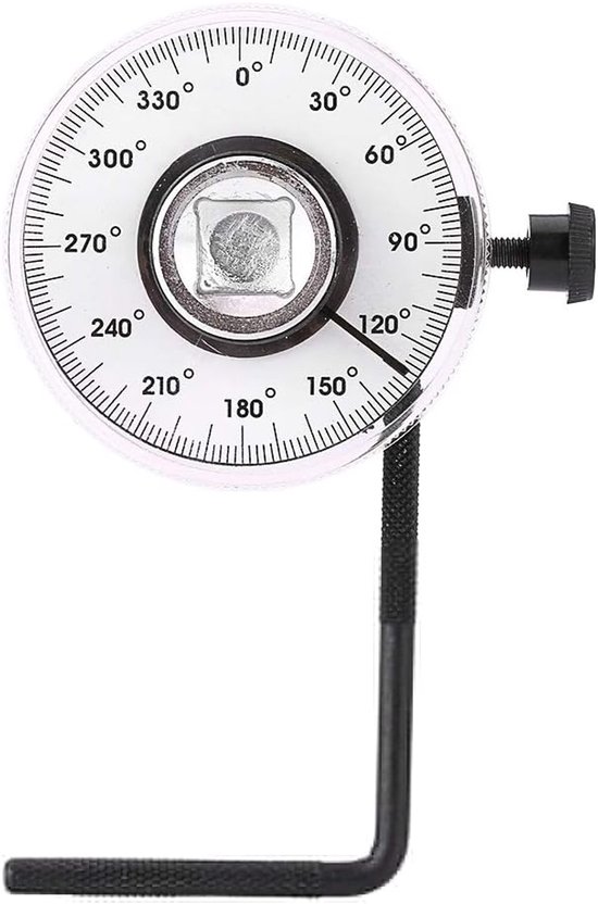 Hoekmeter - 1/2 inch - Verstelbare aandrijfhoek - Torsiesleutel - Maatregel - Auto Gauge - Gereedschapsset - 360 graden hoek - Precisie gereedschap van Katsu Tools