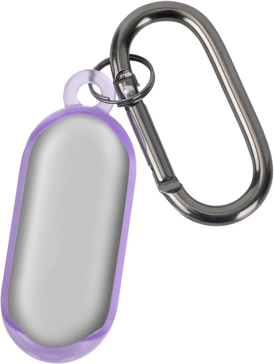 Hoesje voor PLAUD NotePin AI Spraakrecorder, Zachte TPU Draagtas Spraakrecorder Draagbare Beschermhoes met Sleutelhanger en Karabijnhaak Kit voor Mannen Vrouwen (Paars) van Merkloos	