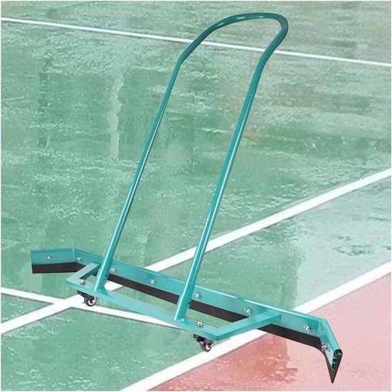 Hof Veger - Waterverwijderaar Droger - Sportvelden Schoonmaken - Soepele Zwenkwielen - 135cm Lengte - Aluminium