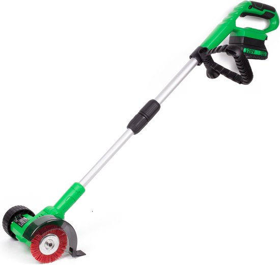 Hofftech Accu Onkruidborstel/ Voegenborstel - 100 mm - 2000mAh - 20V - incl 2 borstels van Hofftech