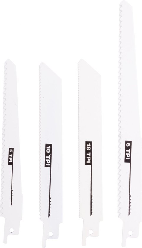 Hofftech Reciprozaagbladen - Diverse materialen - 150 mm en 200 mm - 4 stuks van Hofftech