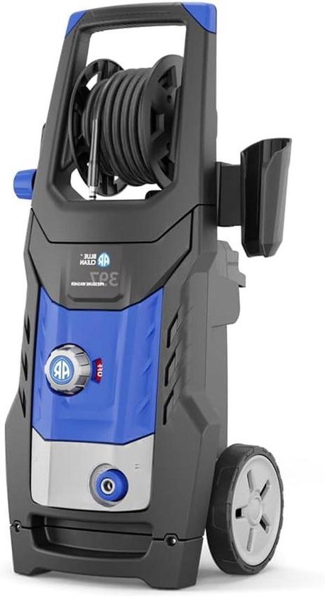 Hoge Drukreiniger - Reinigingsmachine - Buitenkant Schoonmaken - 160 Bar Druk - 460 L/U - Blauw van Merkloos	