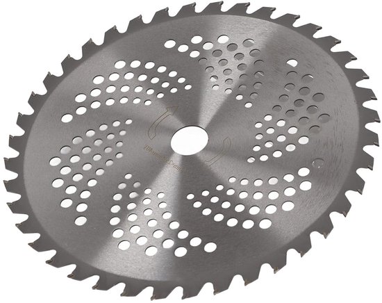 Hoge Kwaliteit 40T Snijblad voor Bosmaaier, Grastrimmer en Tuingereedschap - 255x25.4mm Snijschijf voor Efficiënt Gras en Onkruid Verwijderen