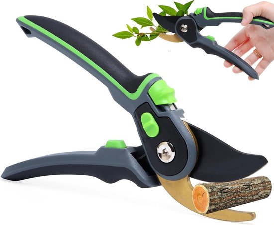 Hoge Kwaliteit Tuinschaar met Scherpe SK5 Blad, Ideaal voor Snoeien van Rozen, Versnijden van Takken en Bloemen, Ergonomisch Ontwerp voor Gemakkelijk Gebruik