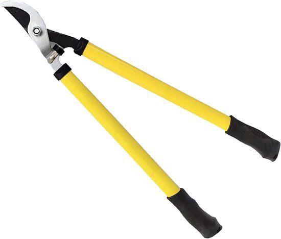 Hoge takkenschaar - Snoeischaar staal - Takken snoeien - Telescopische lengte - 66 cm - Zwart