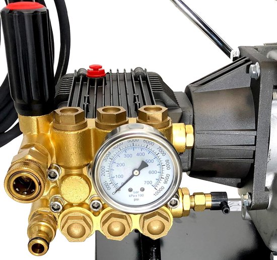 Hogedrukpomp voor benzine hogedrukreiniger - Max. 250 bar - Inclusief olie-niveau kijkglas - Geschikt voor 13 pk motor - ShopVlot