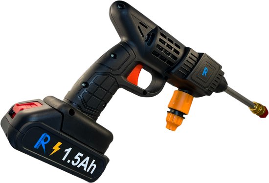 Hogedrukreinger Accu - Inclusief Opbergkoffer - Foam Gun - Foam Sprayer - Schuimpistool - Schuimsproeier - Hogedruk Pistool - Inclusief Accesoires - Boot Accesoires van DAP