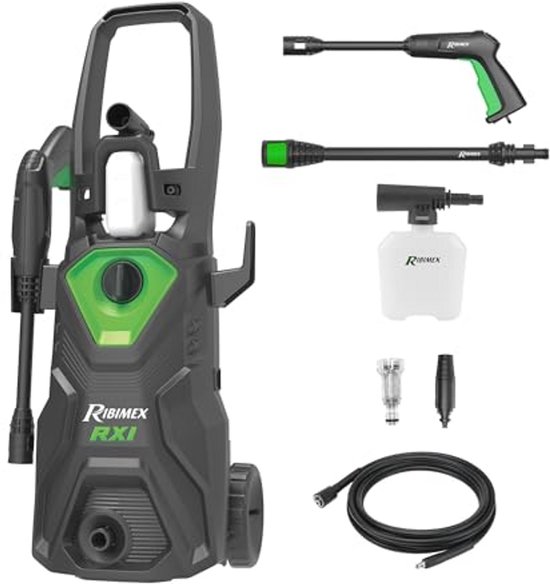 Hogedrukreiniger 1400 W met 110 bar en 420 l/u - Perfect voor Efficiënte Reiniging van Merkloos	