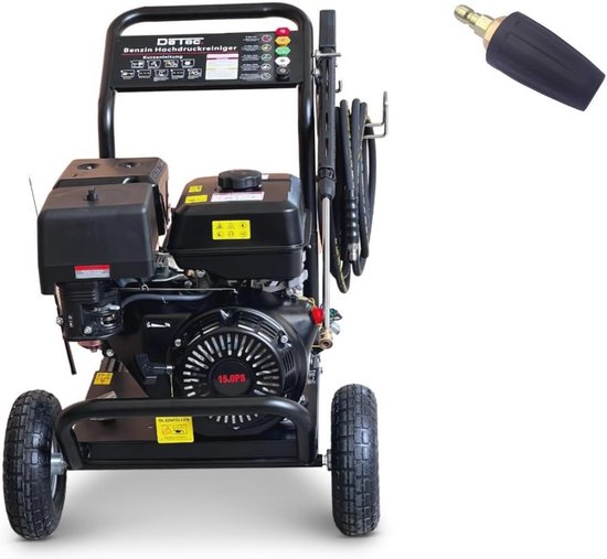 Hogedrukreiniger 15 pk 260 bar met vuilfrees voor effectieve reiniging van Merkloos	