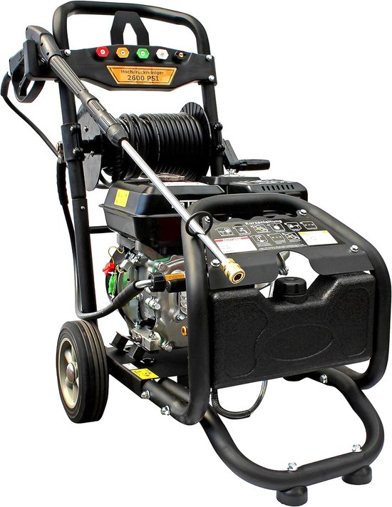 Hogedrukreiniger 170 Bar - Benzinemotor 210 cc - 7 PK - Ideaal voor tuin en auto schoonmaken - ShopVlot