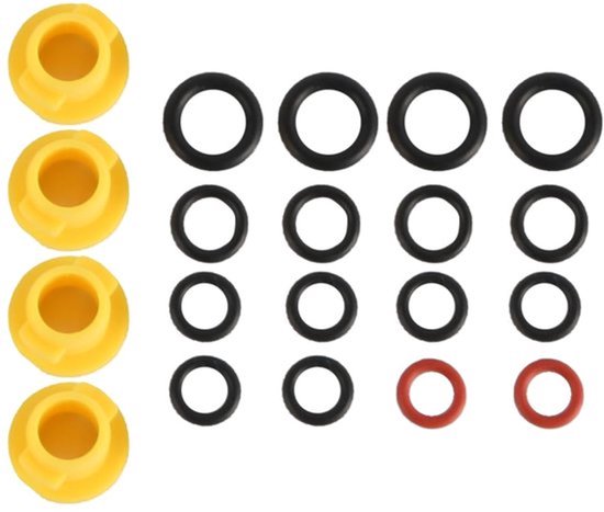 Hogedrukreiniger Afdichtring en O-Ring Nozzle Kit (20 stuks)