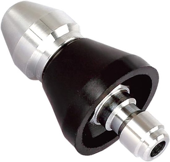 Hogedrukreiniger Afvoersproeikop 3/8 Inch - RVS - 6 achterstukken voor effectief reinigen - SnelShoppen