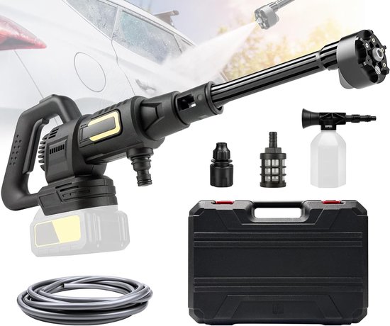 Hogedrukreiniger Auto - Hogedrukspuit - Terrasreiniger - Zwart van GARDENA