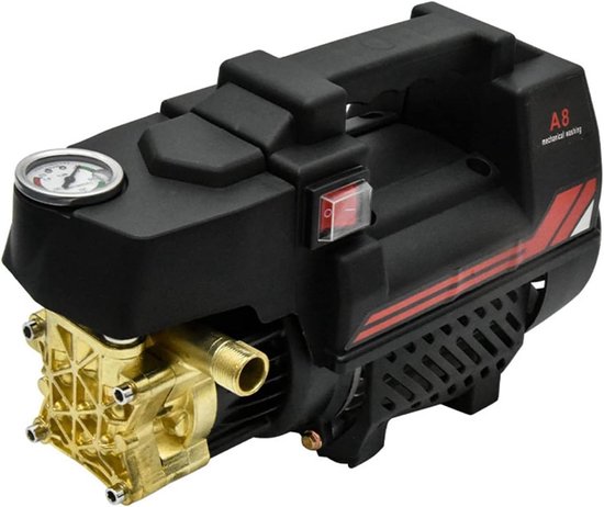 Hogedrukreiniger - Auto Wasmachine Pomp - Auto Reinigen - Koperen Kern Motor - 1800W - Zwart