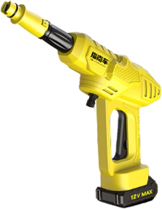 Hogedrukreiniger - Draagbare reiniger - Auto reinigen - Draadloze turbosproeier - 24V 350W - null