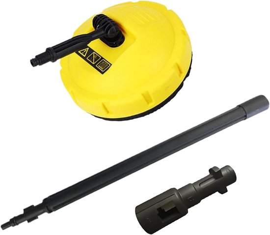 Hogedrukreiniger - Elektrische wasmachine - Terras reinigen - Roterende waterstroom - 24 x 45 cm van Merkloos	