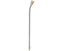 Hogedrukreiniger Gootreiniging Stang, 13 inch (35cm) Roestvrijstalen Schuine Verlengstang Lance, Hogedrukreiniger Gootreinigingsstang (1/4 Inch Quick Connect Release)