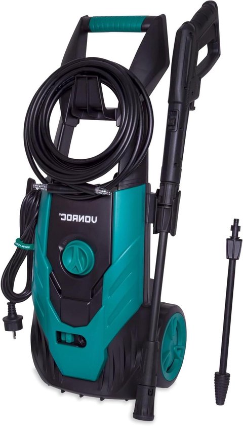 Hogedrukreiniger - Hoge druk reiniger - Huis en tuin reinigen - Krachtige 1800W motor - 140 bar - Grijs