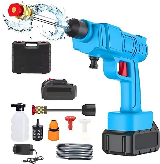 Hogedrukreiniger - Hogedrukreiniger Accu - Hogedrukreiniger Auto - Draadloze Hogedrukreiniger - Terrasreiniger - Hogedrukspuit - Blauw van DeWalt